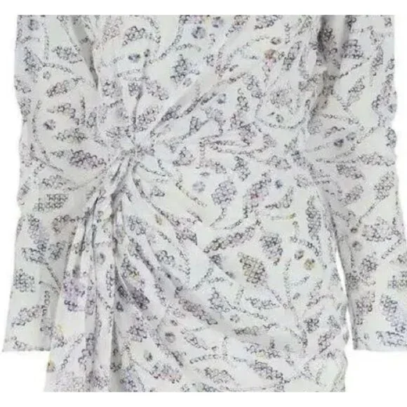 New Isabel Marant Etoile $705 Dulce Mini Dress Size 36 US 4 Small - Picture 3 of 12
